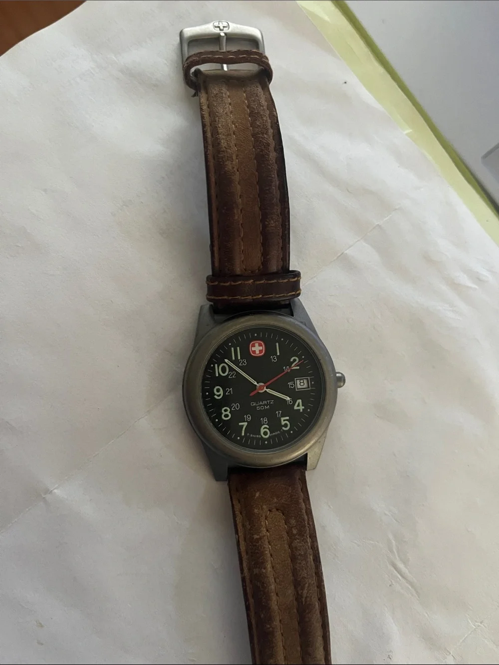 Wenger Swiss Military Marlboro Unlimited S.A.K Design 50M Mens Quartz Watch